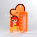 High quality clear pvc cosmetic box wholesale, custom made